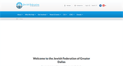 Desktop Screenshot of jewishdallas.org